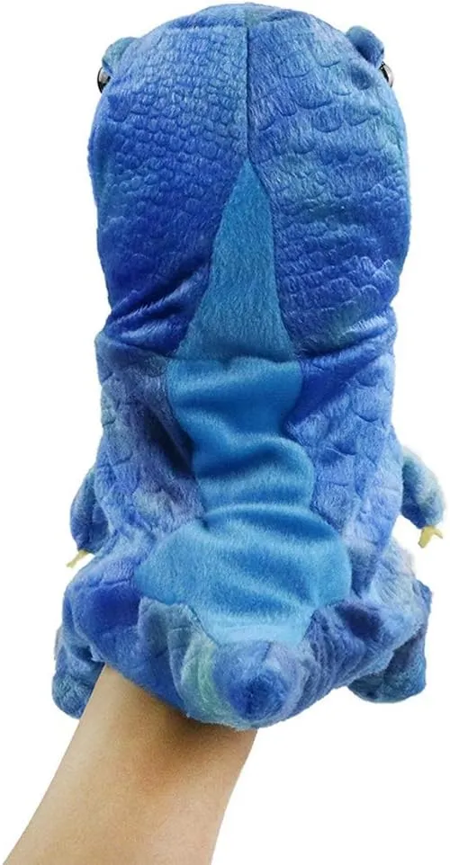 Adorable Dinosaur Hand Puppet - Soft & Huggable Stuffed Animal Toy with Movable Mouth, 11 Inch - Perfect Kids' Birthday Gift!