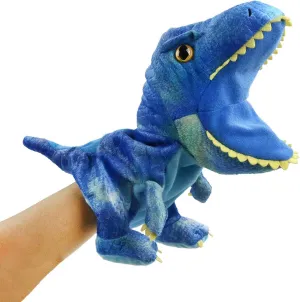 Adorable Dinosaur Hand Puppet - Soft & Huggable Stuffed Animal Toy with Movable Mouth, 11 Inch - Perfect Kids' Birthday Gift!