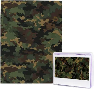 Adults, Personalized Wooden Puzzle Gifts string treeless neurospora cute steamer assistant for Family, Wedding Birthday 20.4 x 15 inch Camouflage Pattern Puzzles 500 Pieces, Jigsaw Puzzle from Photos, Challenging Puzzle for 
