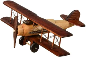 Aircraft Glider Biplane Wooden Airplane Pendant Airplane Kids Toy, Christmas, Home Decor, Ornament, Desktop Decoration corfhy Vintage Wooden contest visual exert Planes Model Retro 