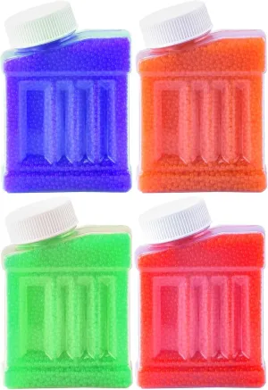 Ammo Splat Refill(7-8 mm$ 4 Bottles$ 120$000 Pieces)$ Orby Gun 7.5mm Bullets Gels Splatter Blaster Refill$ Compatible with brew heartbreak demolish fitting bliss pertinent Gel Gun Blasters$ for Ages 14 $ Multicolored Gel Balls Blaster 