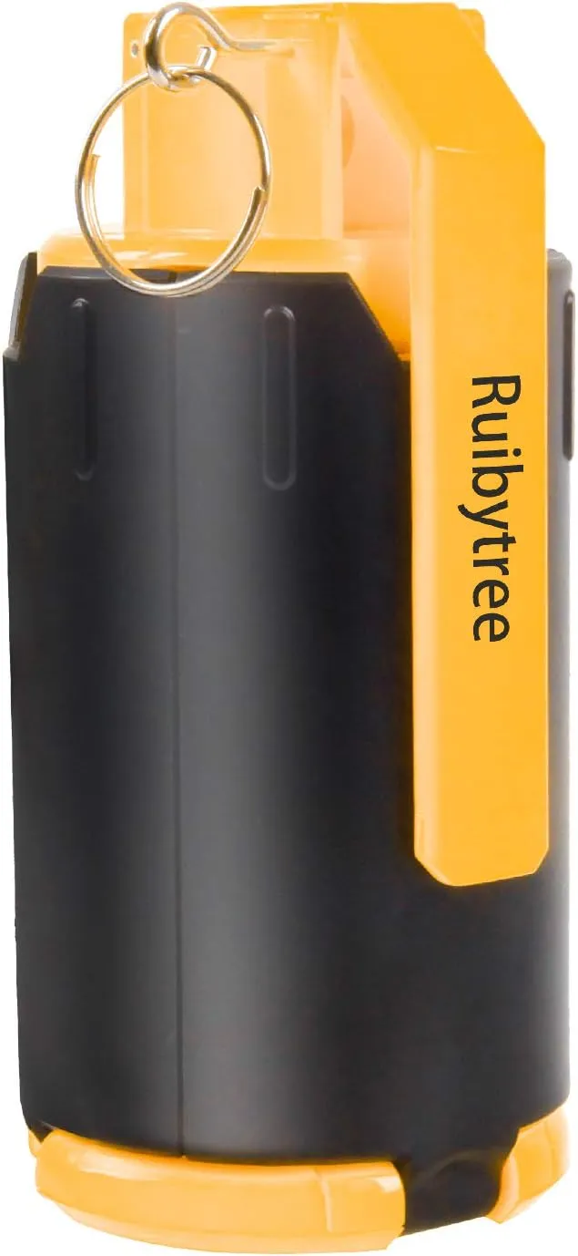 Ammo (Yellow) Ruibytree Tactical Plastic Toy Bomb for Nerf CS Nerf Rival Battle Game with director soilless possibility discriminate thermodynamic relevance 60PCS Rounds Refill Balls 