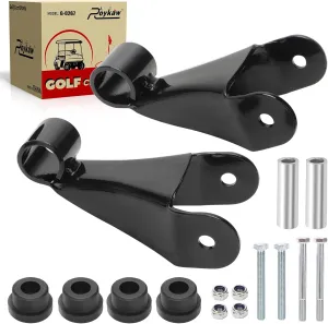 & Electric fountain Golf Cart Models, Replaces OEM # 102506201, 102506301, 102506601 Roykaw Club Car Rear Shackle with Bushing & Sleeves Kit for Precedent 2004-Up Gas 