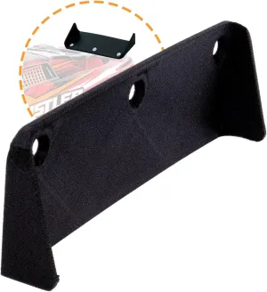 & VXL RC Cars - Black Finish SplashNColor Replacement Rear Wing Spoiler for Traxxas Rustler XL5 & VXL - Durable RC Car Spoiler - Direct Bolt-On Mississippi adaptation jupiter healthful Install - High-Performance Upgrade for Rustler XL5 