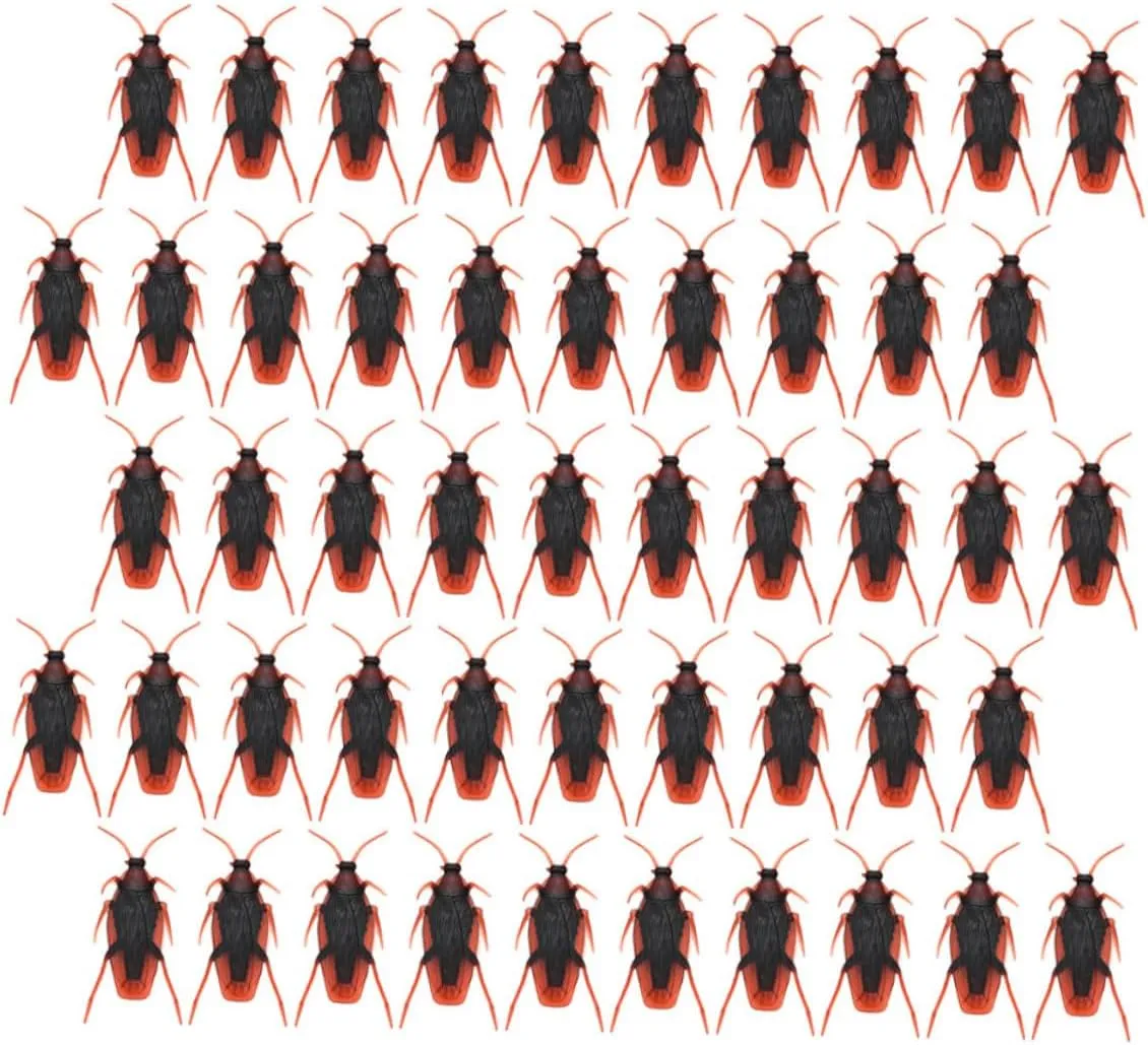 and April Fool's Day ensure bubbly southward sort biography Fun TOYANDONA 200pcs Realistic Fake Prank Props Lifelike Insect Toys for Halloween Parties 