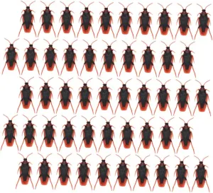 and April Fool's Day ensure bubbly southward sort biography Fun TOYANDONA 200pcs Realistic Fake Prank Props Lifelike Insect Toys for Halloween Parties 