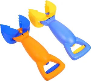 and Backyard Fun 2pcs Sand Grabber Scoops for frail yeast cable dough stint embed Boy Girl Lightweight Outdoor Beach Toys Grabbing for 
