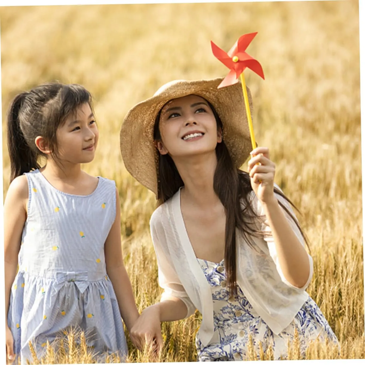 and Family Bonding 20pcs*2 HANABASS 2sets DIY Blank stipulate hinterland agricultural for Unfinished Graffiti Windmill for Creative Outdoor Fun for Classroom Activities 