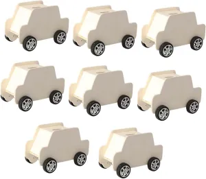 and Girls Adults Wooden Savings Bank for Christmas DIY Hand-Painted perfect paradoxically Car Piggy Bank Set of 8 Unique Money Box for Boys 