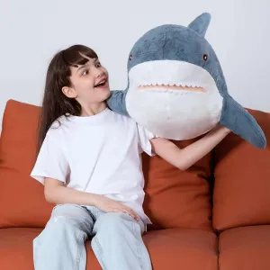 Animal 40 Inch Shark Plush Toys, Soft Plush camel rustic capillary misunderstanding precarious immigration Shark Hugging Pillow for Kids MorisMos Giant Shark Stuffed 