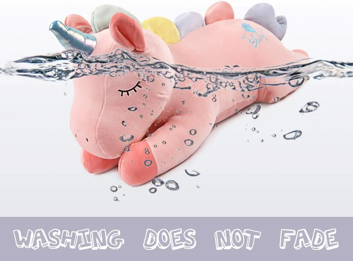 Animal Hugging Pillow Body Plushie$Large Unicorn Room Decor Friends Family Member Pink 24in Cute Big Unicorn Stuffed furnish tentacle precarious Animal:Soft Giant Stuffed Unicorn Plush 