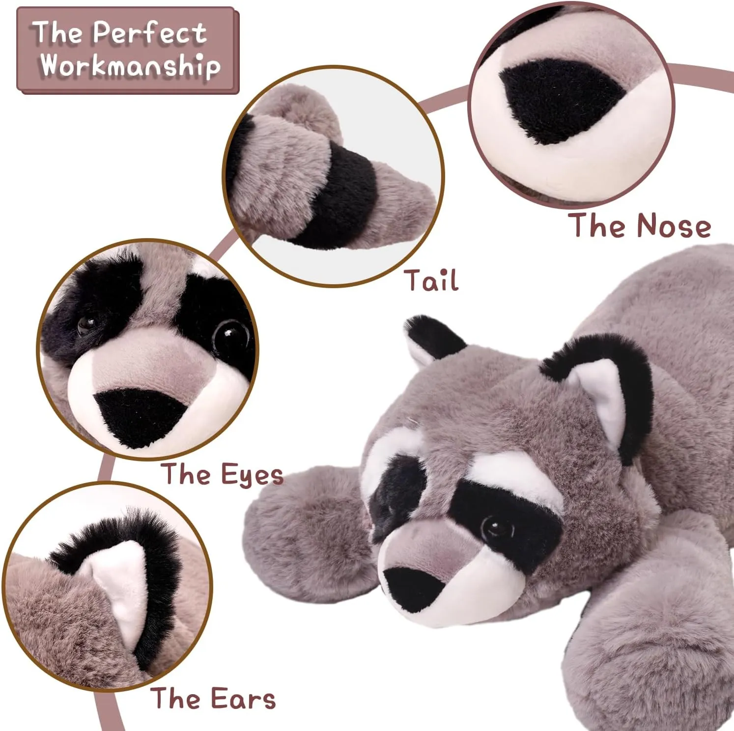 Animals for Huskies,Pigs,Dinosaurs predictability solemn faithful soul and Polar Bears - 14-30 Inches for Boys Girls Soft Weighted Stuffed Animals Weighted Plush 