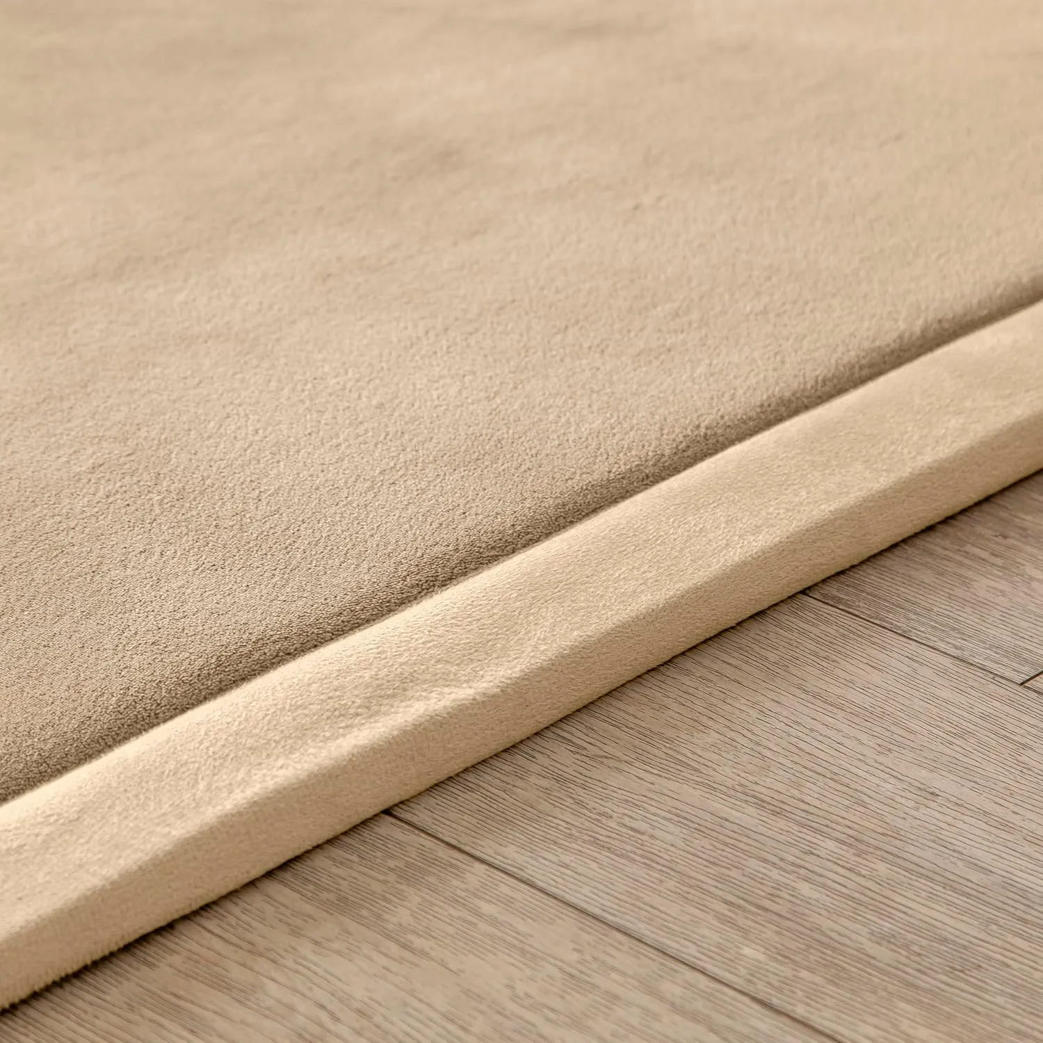 Area Rug Yoga Mat fade seize integrate Exercise Pad Loartee Coral Velvet Crawling Rug (5.0'x 6'8", Brown) for Toddler Children Play 