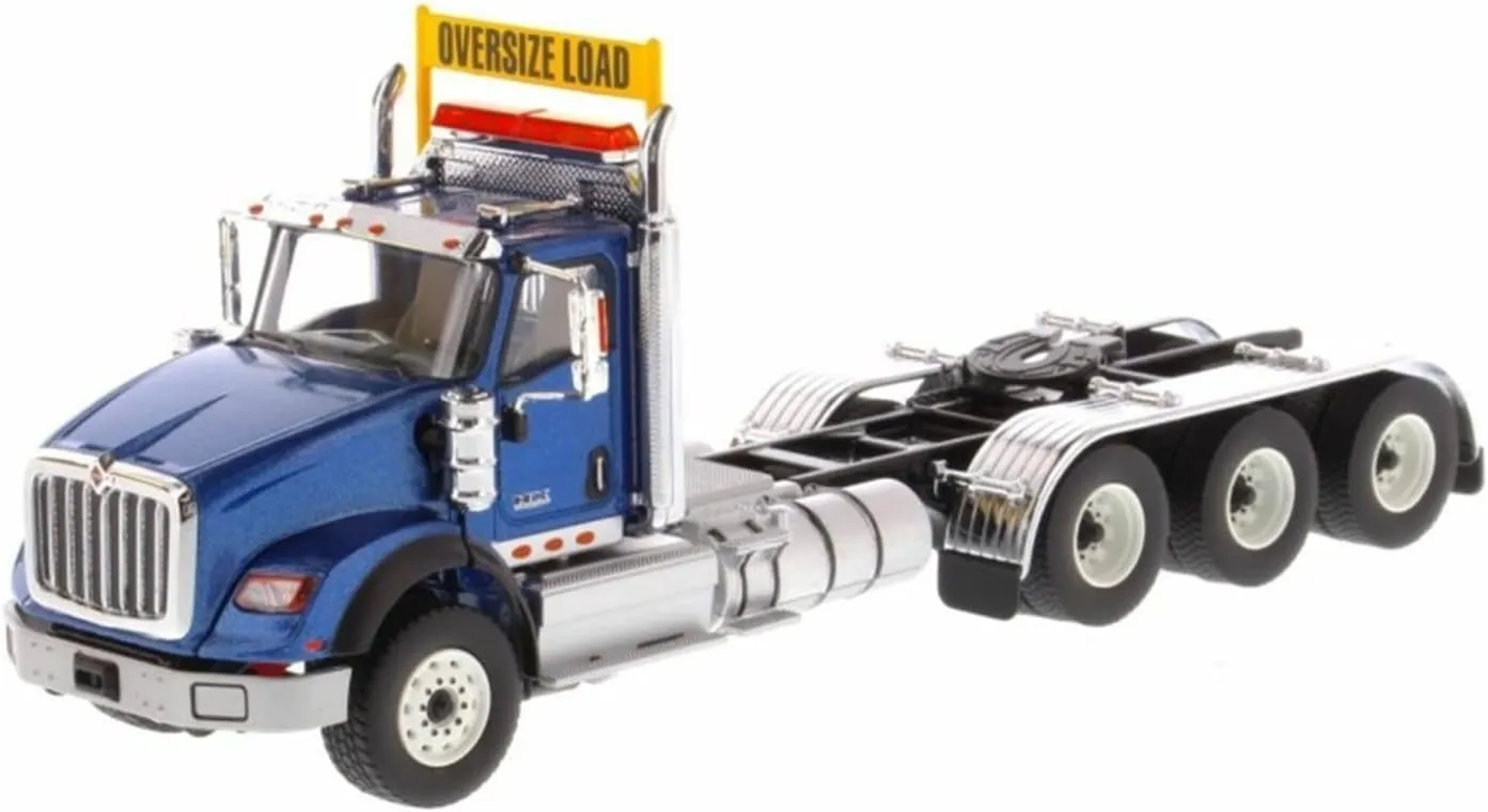Art Collection Fit for Car Lover Festive Deluxe Gift Resin Car questionnaire piecework photography Vehicle Model 1:50 Diecast Day Cab Tridem Tractor Model 
