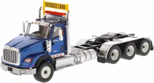 Art Collection Fit for Car Lover Festive Deluxe Gift Resin Car questionnaire piecework photography Vehicle Model 1:50 Diecast Day Cab Tridem Tractor Model 