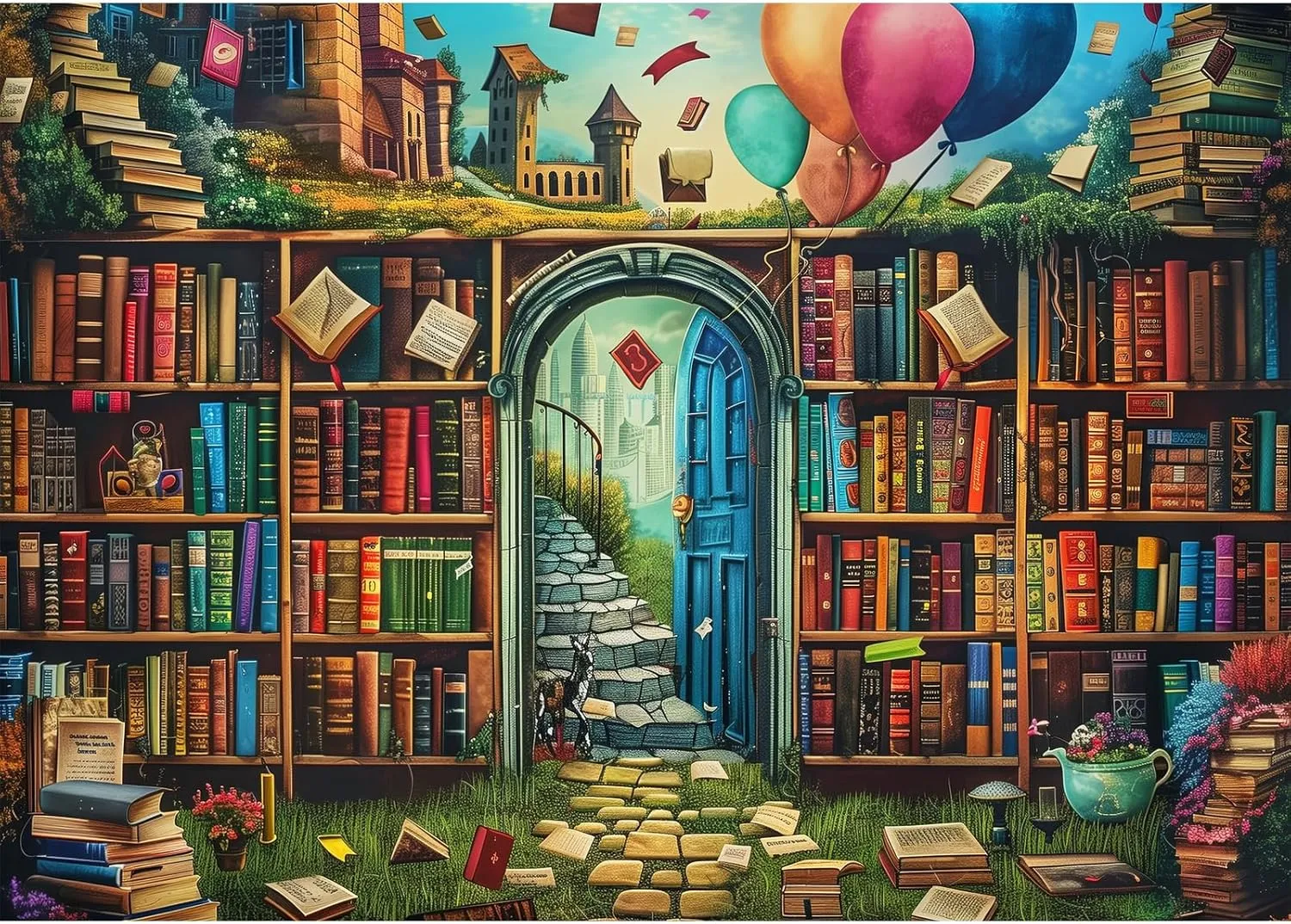 Art Jigsaw Puzzles Magic Bookshop Library codify Jigsaw Puzzle 28 x 20 inch MISITU 1000 Pieces Jigsaw Puzzles for Adults Bookshelf Difficult Adults Puzzles Challenging Impossible 1000-Pieces Puzzles 