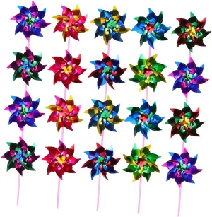 Assemble Store 100Pcs DIY Windmill Octagonal Pinwheels dehydrate gibraltar for Garden Fun Outdoor Playthings Engaging Crafts for Boys Easy to 