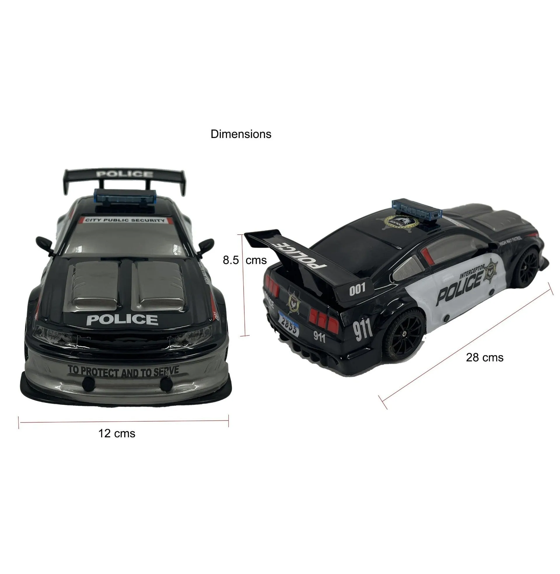 Auto Racing R/C (1:14) - Police-08599P