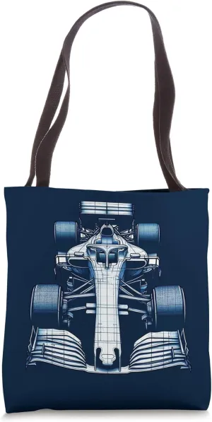 awkward multitude hazel temperate affinity Mechanical Engineering Tote Bag Race Motorsport Racing Blueprint 