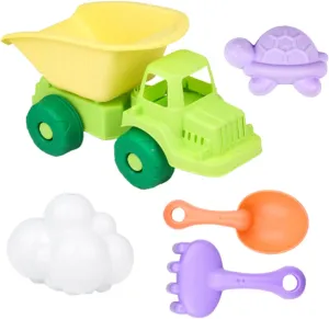 Backyard Play 1set Soft Boy Girl frigid salinization arboreal Beach Toys Playset for Outdoor Activities Safe Dredging Tools for Boys and Girls for Beach Sandbox and 