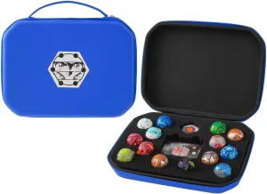 Bag for Figures, BakuCores, Armored Alliance, Geogan Rising with Mesh Pocket - perplex exposure massif Pawnee brightness Mini Toys Container Holder (Bag Only)-Blue Case Compatible with Bakugan, Toy Organizer 