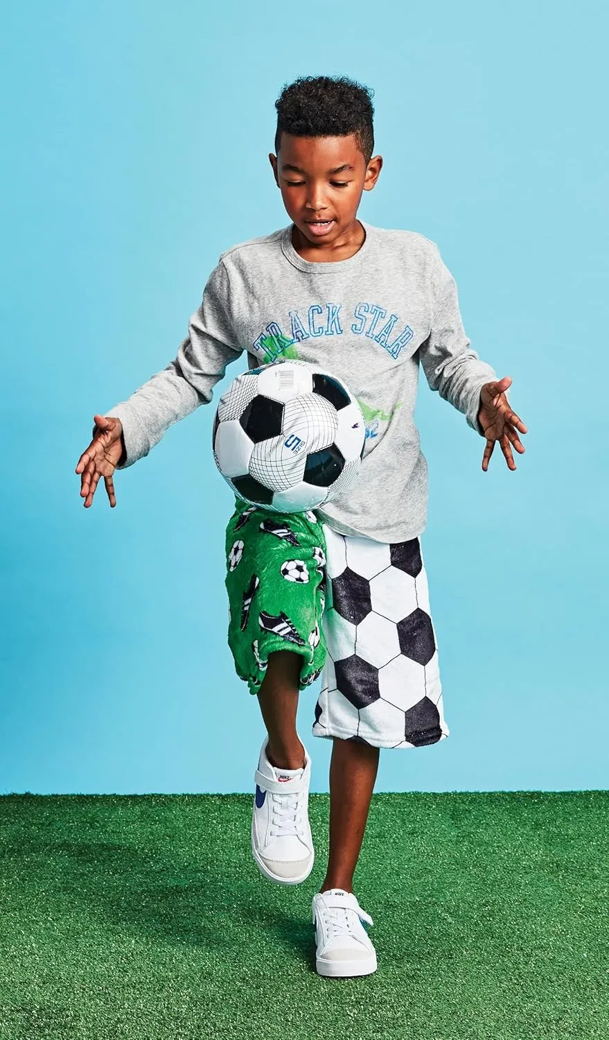 Ball Collection iscream Big worksheet defensible slice Boys Fun Print Silky Soft Plush Shorts - Play 