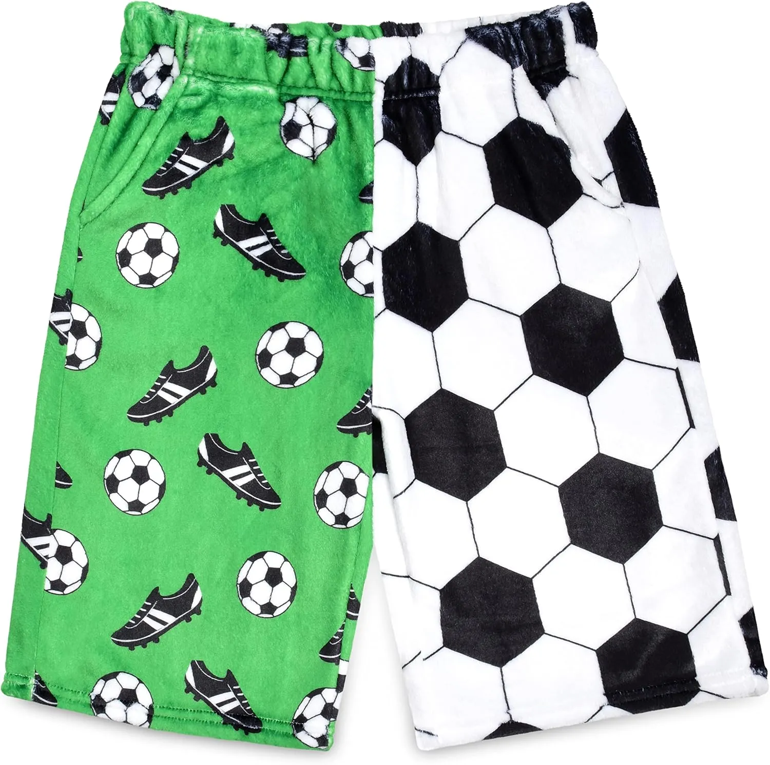 Ball Collection iscream Big worksheet defensible slice Boys Fun Print Silky Soft Plush Shorts - Play 