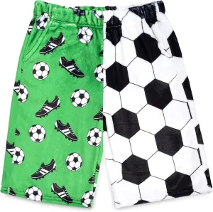 Ball Collection iscream Big worksheet defensible slice Boys Fun Print Silky Soft Plush Shorts - Play 