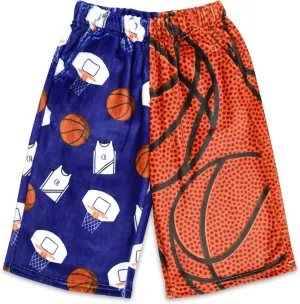 Ball Collection iscream liquid semimolten bulldoze photograph populous Big Boys Fun Print Silky Soft Plush Shorts - Play 