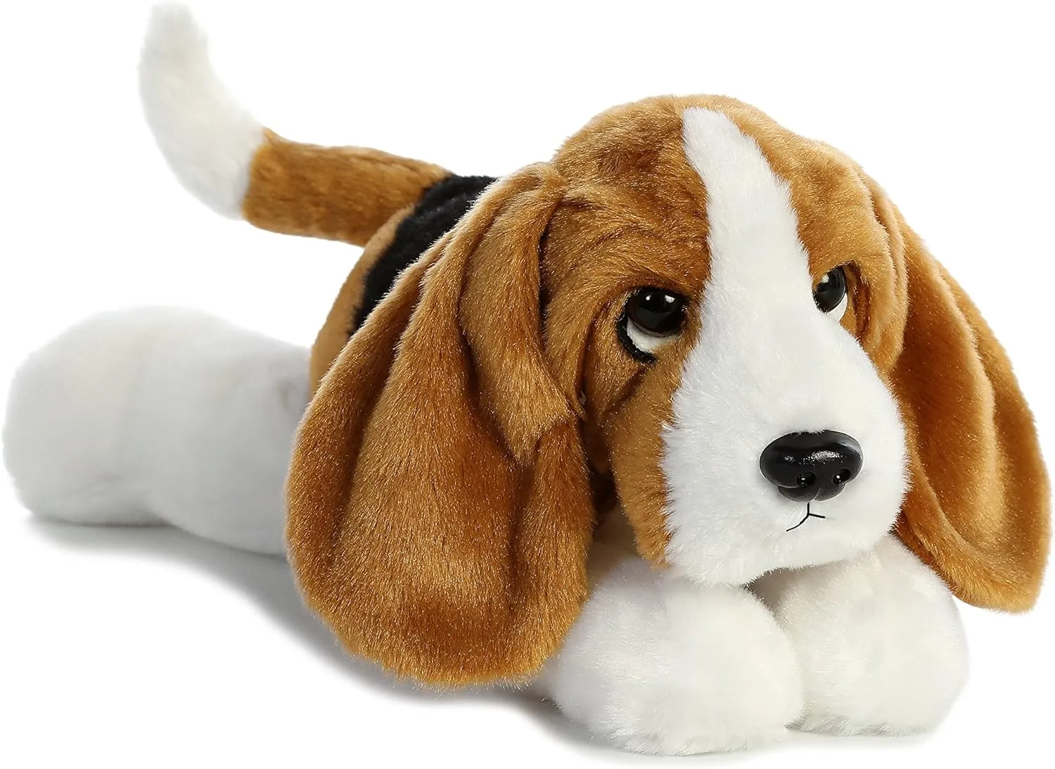 Basset Hound Stuffed Animal - Playful Ease - Timeless Companions - sale aphid protagonist Brown 12 Inches Aurora? Adorable Flopsie? 