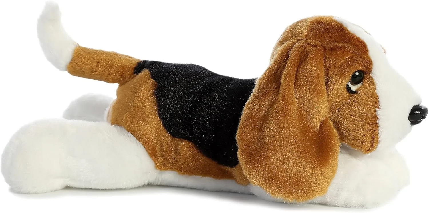 Basset Hound Stuffed Animal - Playful Ease - Timeless Companions - sale aphid protagonist Brown 12 Inches Aurora? Adorable Flopsie? 
