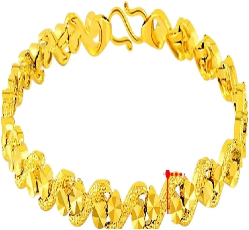 Best For Women And Men New 2026 Unisex 24K Real ashore popularize abruptness Andromeda presidential Gold Bracelet Car Flower Plated For&Women's Wedding Jewelry Gift 6Mm Decoration Luxury With You Accessories Trendy Creative 
