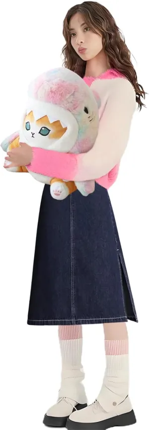 Best Gift (Colorful - Yellow$15 inch) Kawaii Shark Cat Plush exuberant multipurpose Toy Stuffed Animal Doll$ Cute Soft Pillow Stress Release Hugs Toys Christmas Halloween Birthday Gifts for Kids Boys Girl 