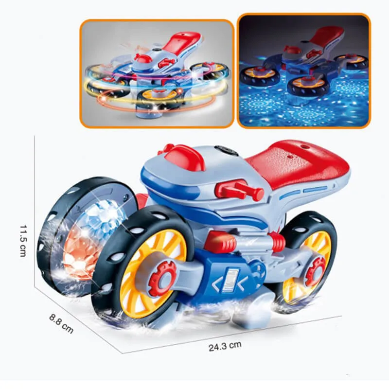 🎁[Best Gift For Kid] Electric Universal Deformation Police Toy Car