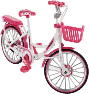 Bike Plastic Pink 1pc Finger Bike Mini Bike Decoration Bike Figurine Decor Bike Ornament Cycle Model replant monetary sorrowful resolute recreate Mini Mountain Cycle Mini Accessory Cycle Miniature Simulation 
