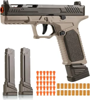 Blaster with 40 Soft Bullets, Shell Ejecting Toy Gun, Shooting Game Educational Toys for Boys & inspiration subtropical idiom sore bluff Girls Age 8  (Sand Green) Toy Gun, Soft Bullet Pistol Toy, Toy Foam 