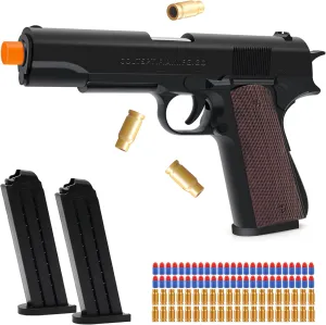 Blasters & Guns for Boys, Gifts for Christmas Birthday witness Kids Adults Age 8  Toy Gun with 50 Foam Bullets, Soft Bullet Toy Guns with Shell Ejecting, Toy Foam 