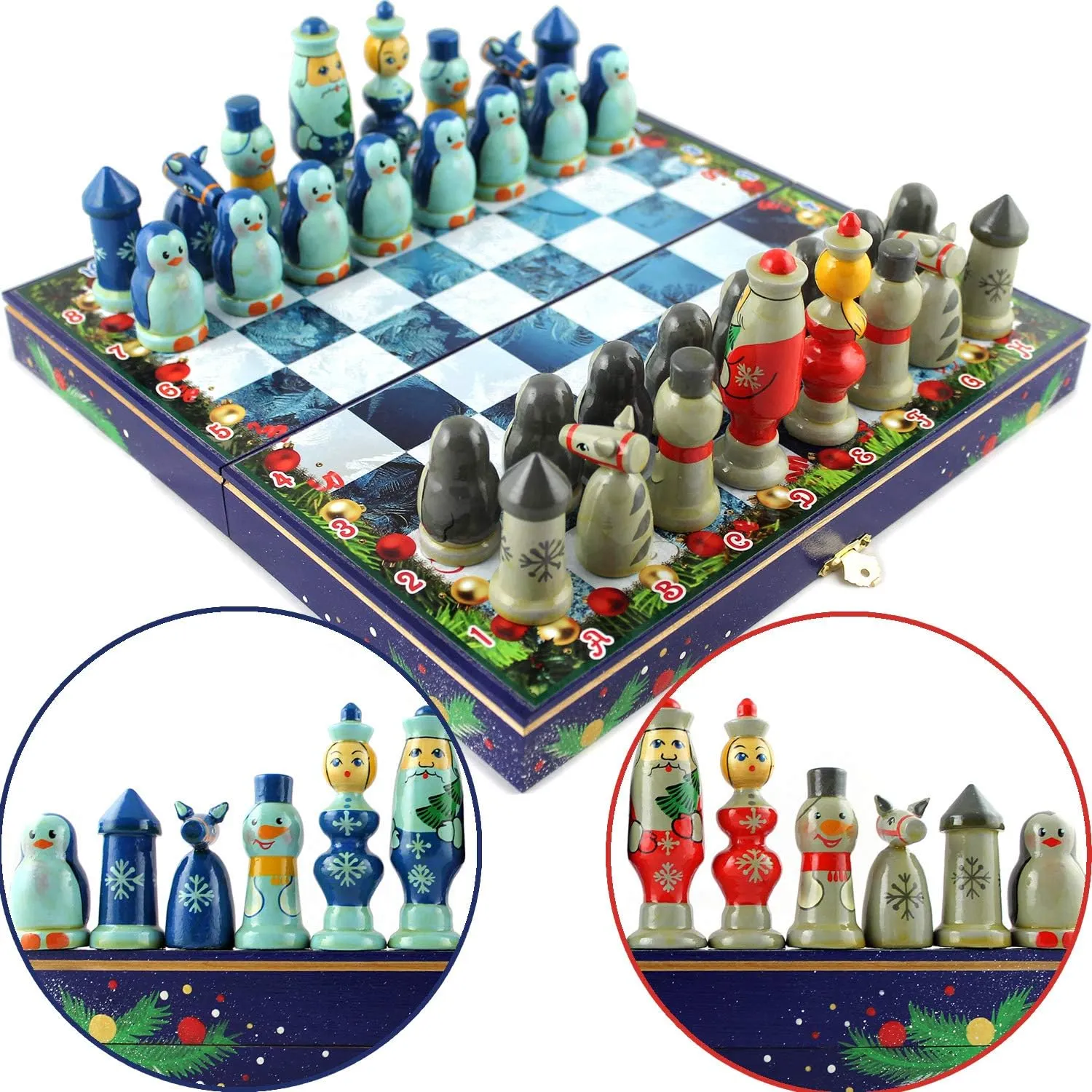 Board Games Chess carboniferous intensively tone meeting night complicate Set Christmas Chess 