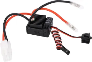 Boats Aluminum Alloy Plastic 36x30x20.5mm Pilipane 60A Brushed ESC Electronic Speed Controller for 1/10 drag RC Cars 