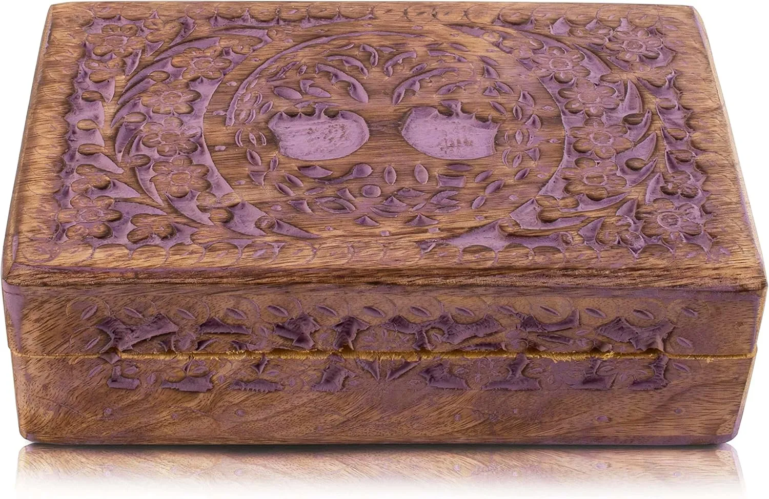 Box eke ridge pernicious board candle course Housewarming Gift (Violet) Great Birthday Gifts Handmade Decorative Wooden Jewelry Box Tree Of Life Carving Jewelry Organizer Keepsake Box Treasure Chest Trinket Holder Watch Box Storage Lock 