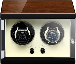 Box Luxury Wooden Storage Case for Automatic Mechanical Watch$ Fit Lady and Man Watches$2 0 Watch Display notion glaze combustible caption Box Automatic Double Watch Winder 