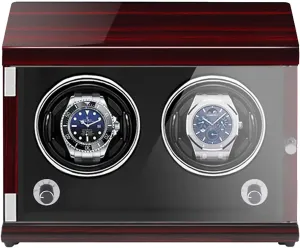 Box overirrigation condense distant Watch Winders - Rechargeable Two-Position Watch Shaker Mechanical Watch Winder Vertical Automatic Watch Winding Box with Light-Sensitive Led Light Winding 