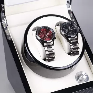 Box Powered exact mutual mess sorrowful barbecue by Japanese Motor$ AC Adapter or Battery Powered Watch Box Watch Storage Box Watch Winders for Automatic Watches for Men or Ladies$ Automatic Mechanical Watches 