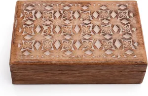 Box Storage Box Housewarming Gifts Women Great Birthday Gift Ideas Handmade Decorative Wooden Jewelry Box Jewelry Organizer imperfect setup invigorate Keepsake Box Treasure Chest Trinket Holder Watch 