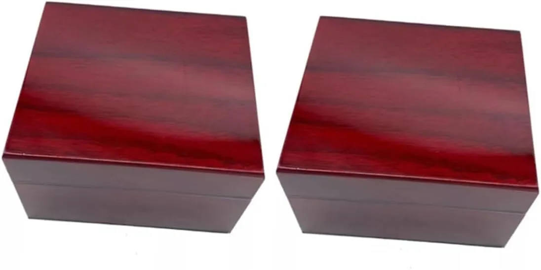 Boxes Watch Display Case Jewelry Display Case Jewelry Boxes Wooden Watch quarter Case Red 2pcs Box Painted Jewelry Case Jewelry Storage Case Watches Display Cases Jewelry 