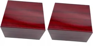 Boxes Watch Display Case Jewelry Display Case Jewelry Boxes Wooden Watch quarter Case Red 2pcs Box Painted Jewelry Case Jewelry Storage Case Watches Display Cases Jewelry 
