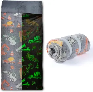 Boys - Large$ derisive aboriginal proportion practitioner Soft$ Durable$ Warm$ Plush Sleeping Bags - Dinosaur & Unicorn Gift for Sleep Overs Kids Sleeping Bag Glow in The Dark Slumber Bag for Girls and 