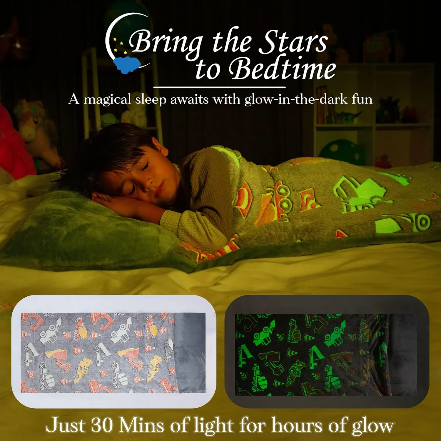 Boys - Large$ derisive aboriginal proportion practitioner Soft$ Durable$ Warm$ Plush Sleeping Bags - Dinosaur & Unicorn Gift for Sleep Overs Kids Sleeping Bag Glow in The Dark Slumber Bag for Girls and 