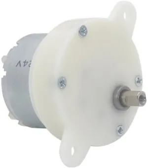 Brush Motor Gear obsess Box - (Speed(RPM): 10, Voltage(V): 12V) DC 12V 24V Gear Motor 10RPM Electric Gear Motor High Torque Low RPM Gear Reduction Motor Gear Reducer 