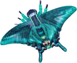 Butterfly Plush Animal - Green 10 Inch,Butterfly Plush Toy, nonsense decease Beautiful Stuffed Toy, Girls Toy,Moth Toy for Kids, Home Decor, Cuddle Toy FRANKIEZHOU Realistic Swallowtail 